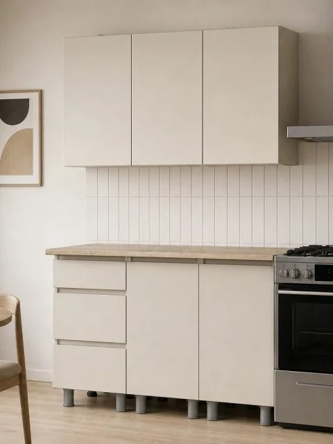 ARNIKA Кухонный гарнитур "Рика" со столешницей 120 см, меланж